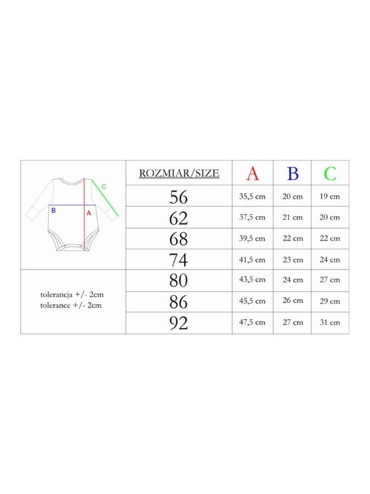 Body chłopięce z długim rękawem, białe, Nicol