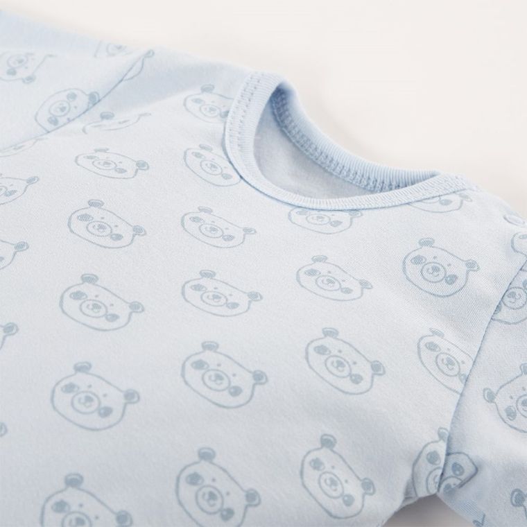 Body chłopięce z długim rękawem, niebieskie, Big Bear, Eevi