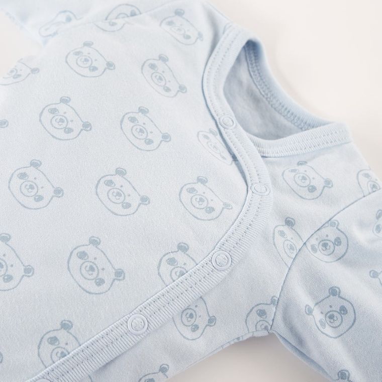 Body chłopięce z długim rękawem, niebieskie, Big Bear, Eevi