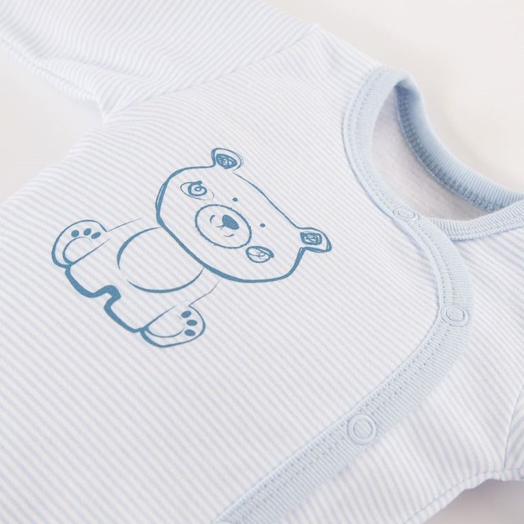 Body chłopięce z długim rękawem, niebieskie, Big Bear, Eevi