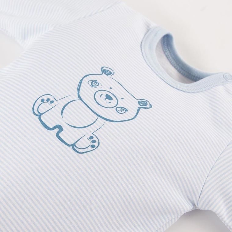 Body chłopięce z długim rękawem, niebieskie, Big Bear, Eevi