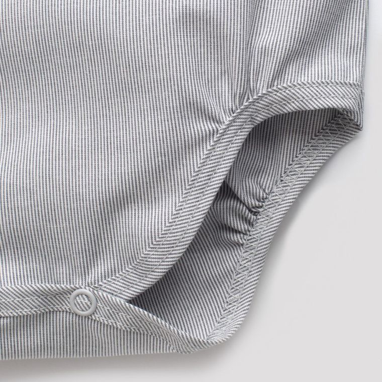 Body chłopięce z długim rękawem, szare, Charlie, Pinokio