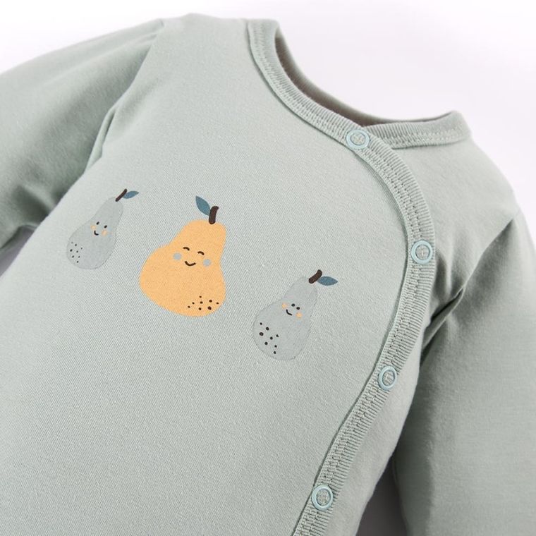 Body chłopięce z długim rękawem, zielone, Eevi