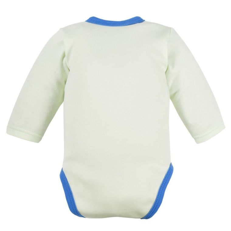 Body chłopięce z długim rękawem, zielone, Eevi