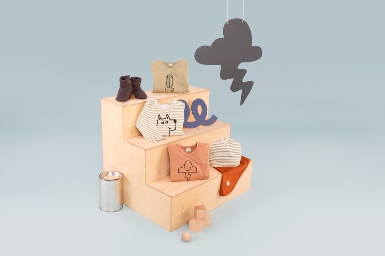 Body chłopięce z długim rękawem, zielone, Olivier, Pinokio