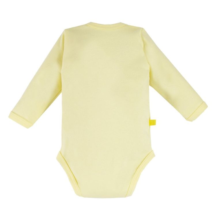 Body chłopięce z długim rękawem, żółte, Eevi