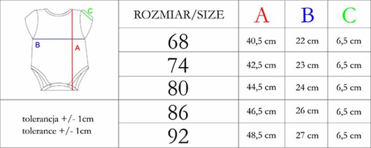 Body chłopięce z krótkim rękawem, białe, Nicol