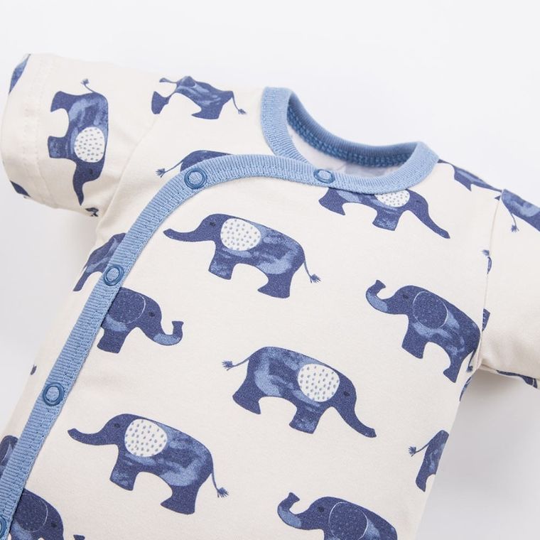 Body chłopięce z krótkim rękawem, ecru, Eevi