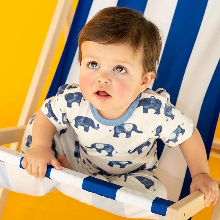 Body chłopięce z krótkim rękawem, ecru, Eevi