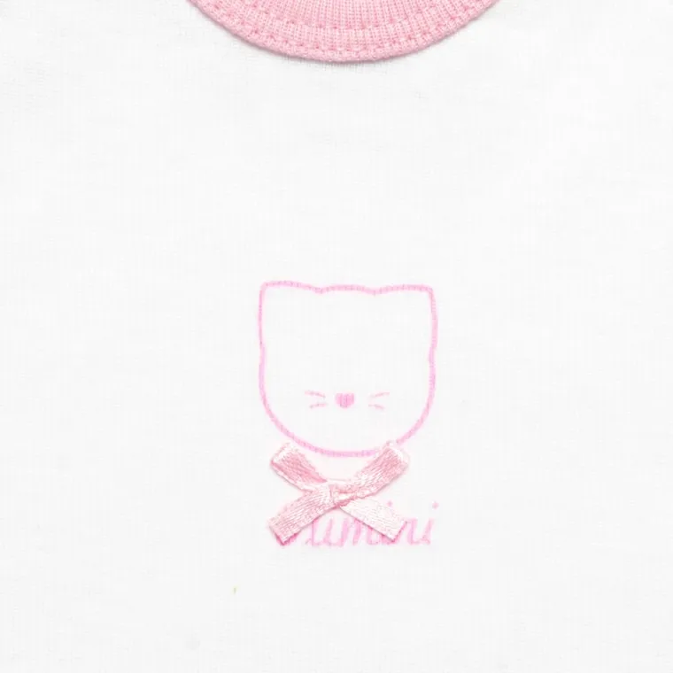 Body dziewczęce bez rękawów, białe, Olimpias