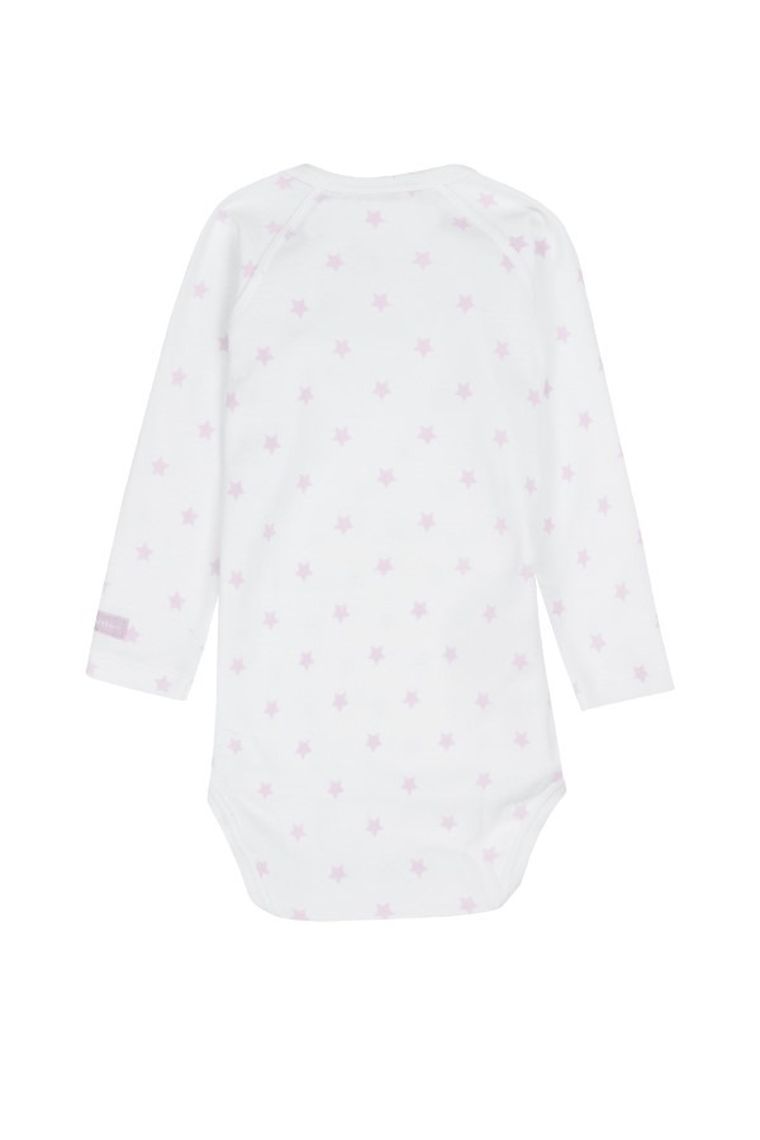 Body dziewczęce z długim rękawem, białe, Bellybutton