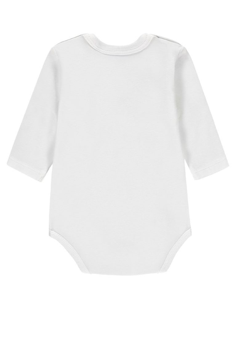 Body dziewczęce z długim rękawem, białe, Kanz