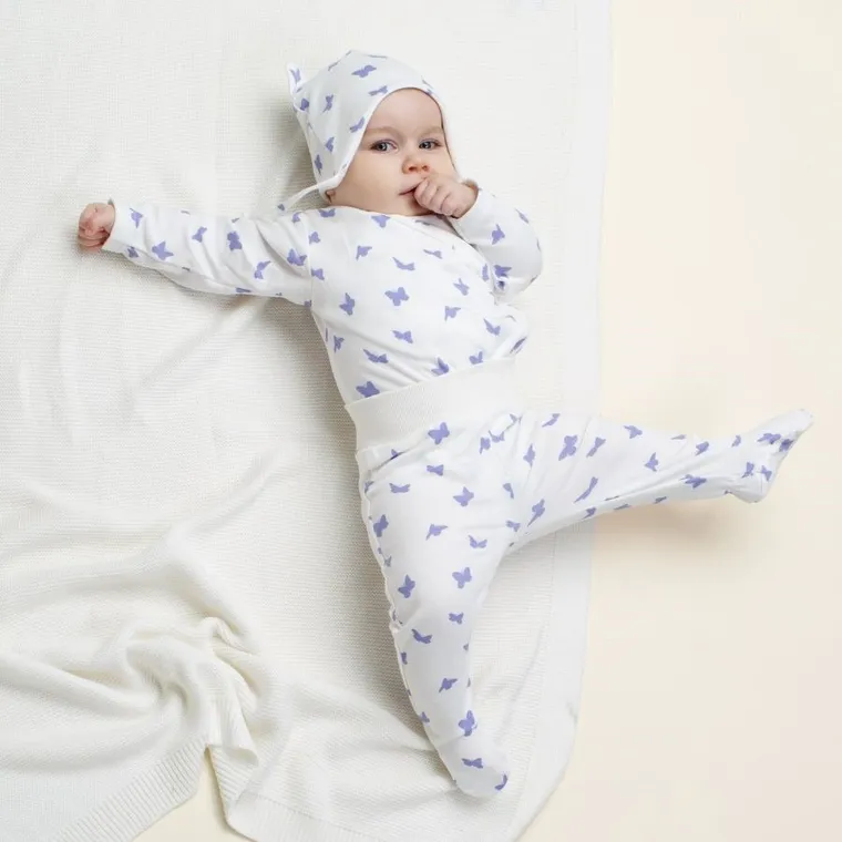 Body dziewczęce z długim rękawem, ecru, Pinokio