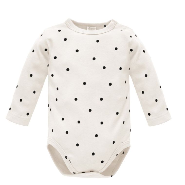 Body dziewczęce z długim rękawem, ecru, Pinokio