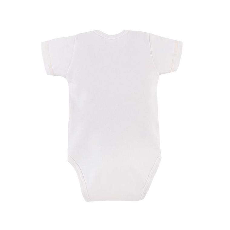 Body dziewczęce z krótkim rękawem, białe, Tiny girl, Eevi