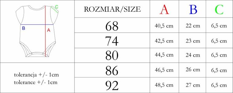Body dziewczęce z krótkim rękawem, biało-czarne, Nicol