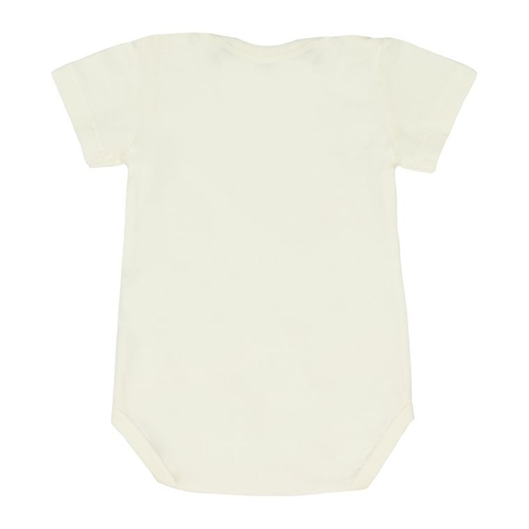 Body dziewczęce z krótkim rękawem, ecru, Kanz