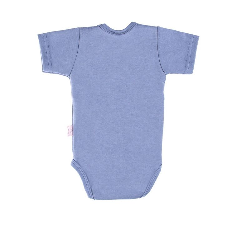 Body dziewczęce z krótkim rękawem, grafitowe, Eevi