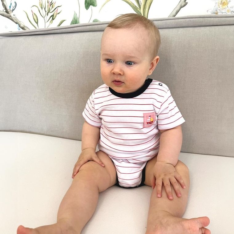 Body dziewczęce z krótkim rękawem, mix, Eevi