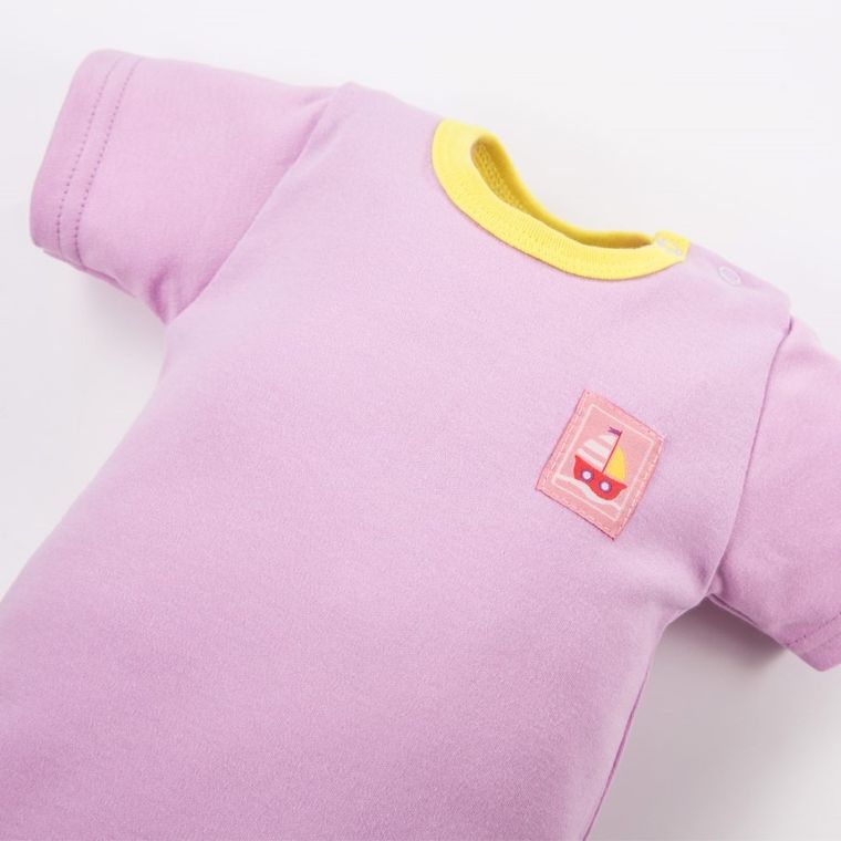 Body dziewczęce z krótkim rękawem, mix, Eevi