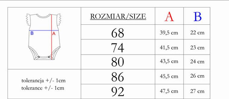 Body dziewczęce z krótkim rękawem, niebieskie, Nicol
