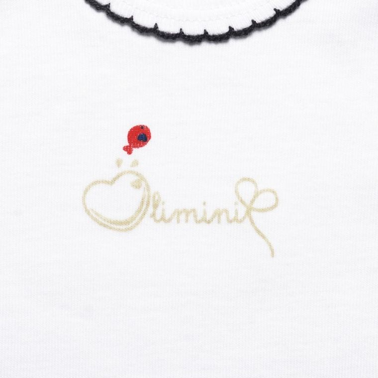 Body niemowlęce bez rękawów, białe, Olimpias