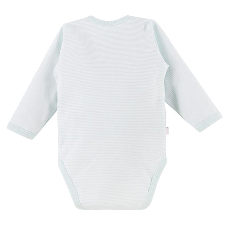 Body niemowlęce z długim rękawem, miętowe, Big Bear, Eevi