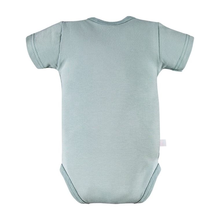 Body niemowlęce z krótkim rękawem, zielone, Eevi