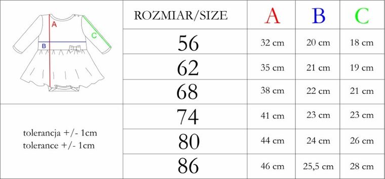 Body sukienka dziewczęce z długim rękawem, ecru, Nicol