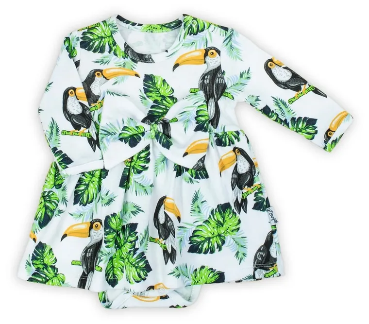 Body sukienka dziewczęce z długim rękawem, mix, Nicol