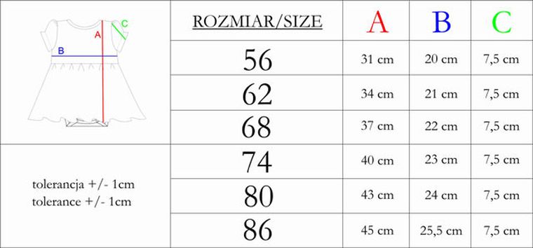 Body sukienka dziewczęce z krótkim rękawem, białe, Nicol