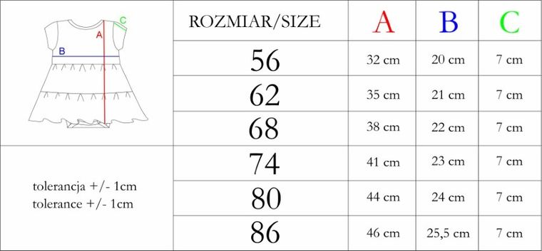 Body sukienka dziewczęce z krótkim rękawem, biało-czarne, Nicol
