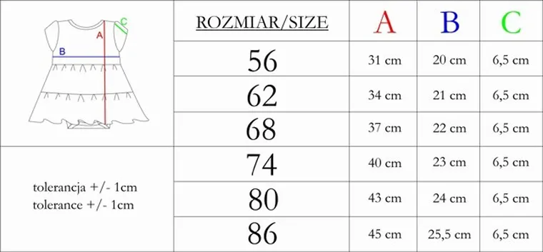 Body sukienka dziewczęce z krótkim rękawem, ecru, Nicol