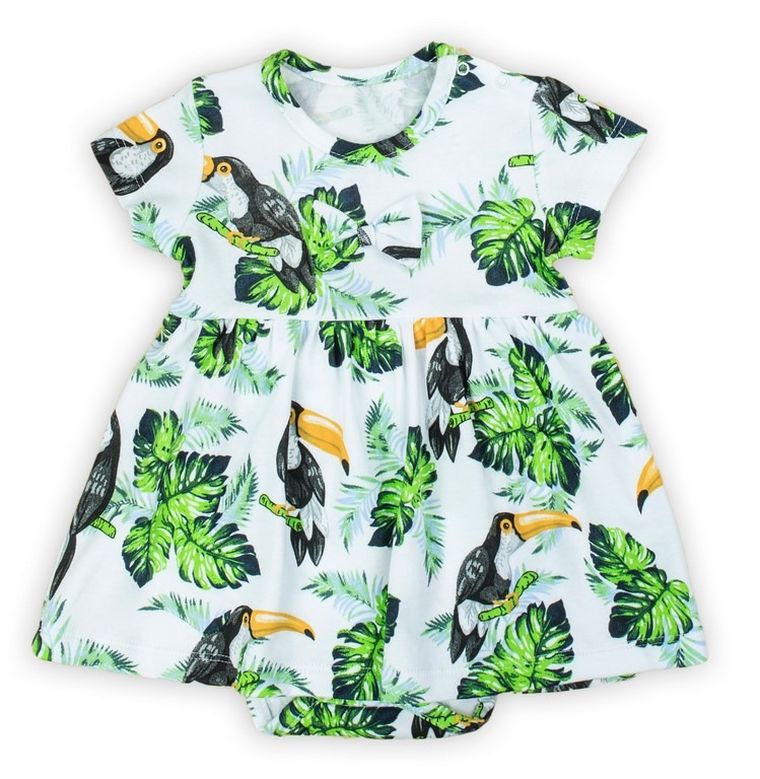 Body sukienka dziewczęce z krótkim rękawem, mix, Nicol