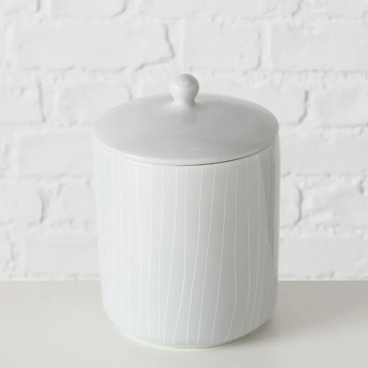 Boltze, ceramiczny słoik, Bergen, średnica 12 cm