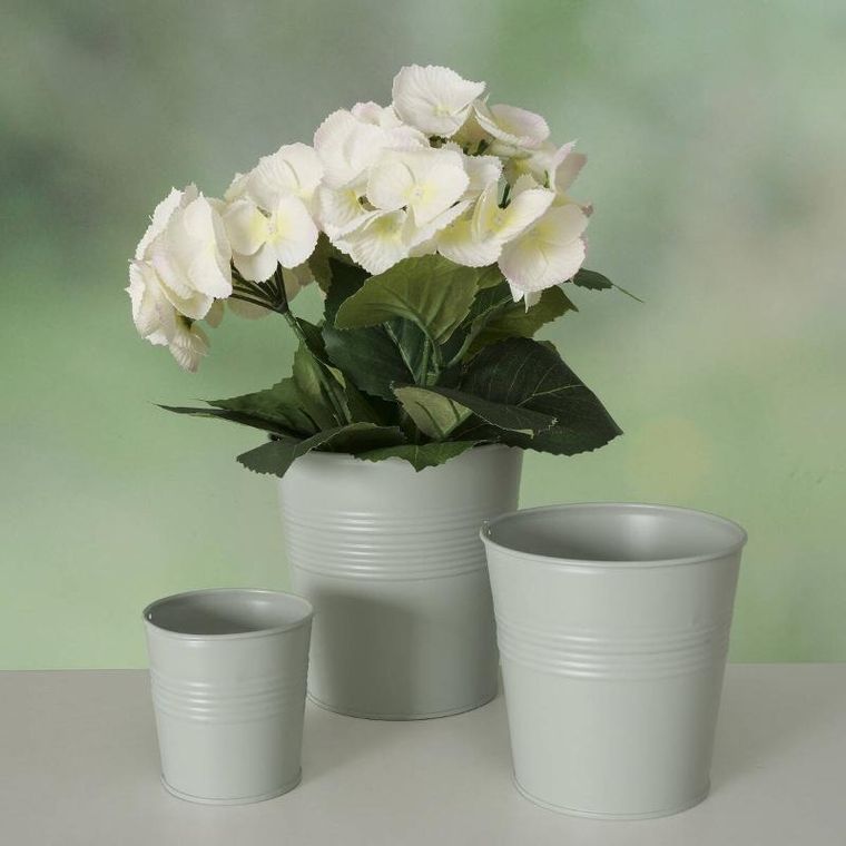 Boltze Garden, donice ogrodowe cynkowe, Lingo, zewnętrzne, 3 szt.