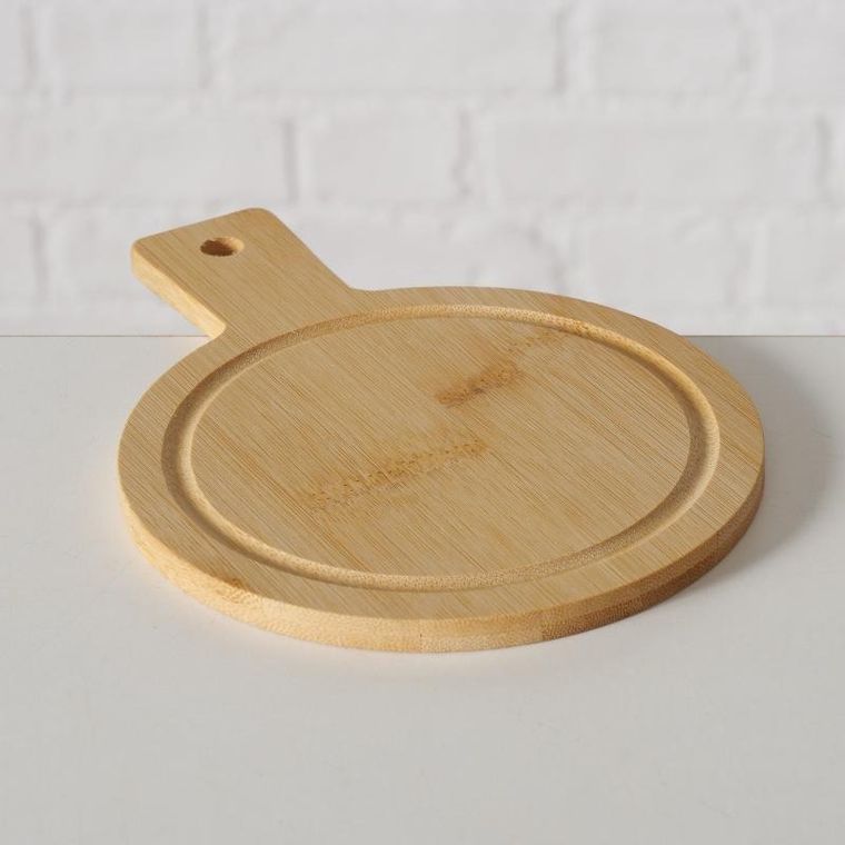 Boltze Home, bambusowa deska do krojenia, Baldo, Ø 14 cm