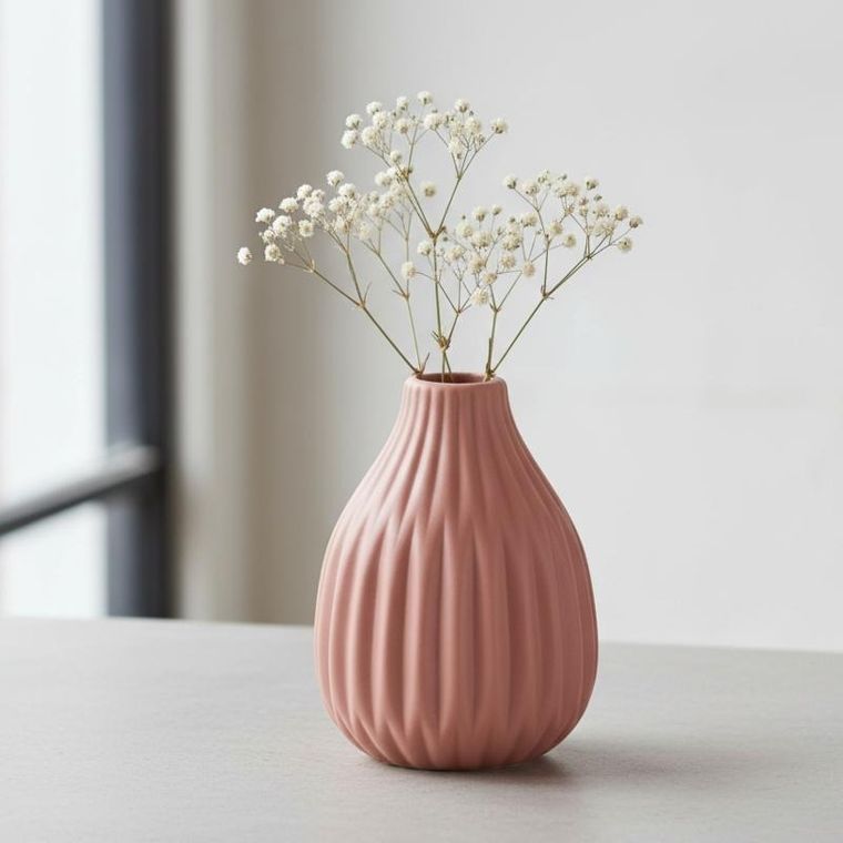 Boltze Home, Esko, wazon, ręcznie malowany, ceramiczny, 13 cm