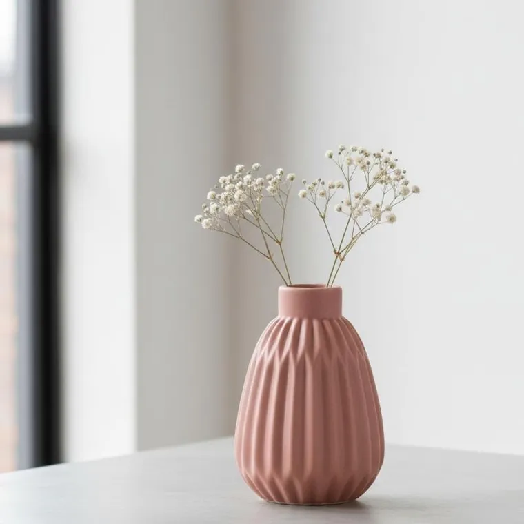 Boltze Home, Esko, wazon, ręcznie malowany, ceramiczny, 13 cm