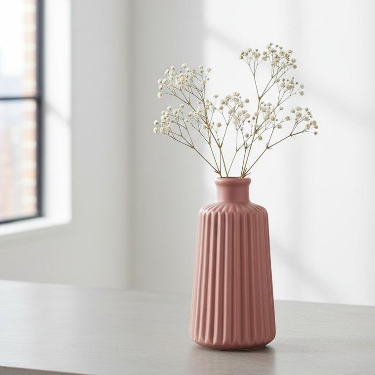 Boltze Home, Esko, wazon, ręcznie malowany, ceramiczny, 17 cm