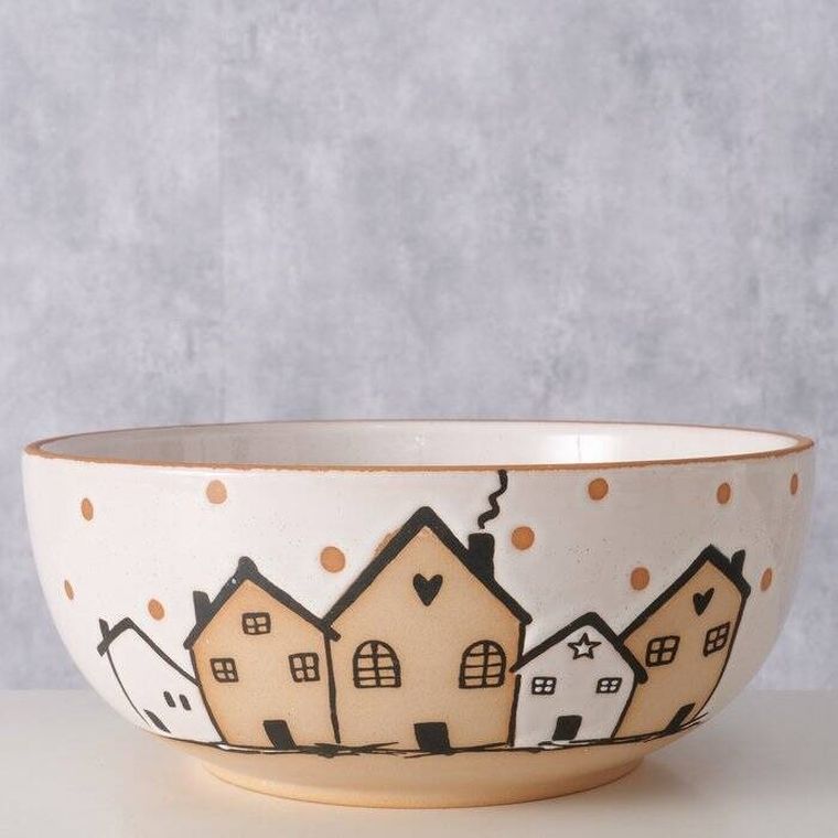 Boltze Home, Inken, miseczka ceramiczna, średnica 23 cm