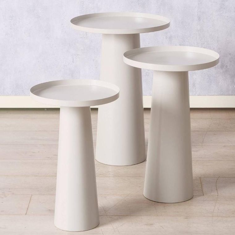 Boltze Home, Jacky, stoliki kawowe, okrągłe, 3 szt.