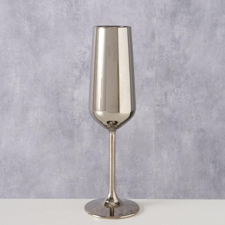 Boltze Home, kieliszek do szampana, błyszczący, Adora, 195 ml