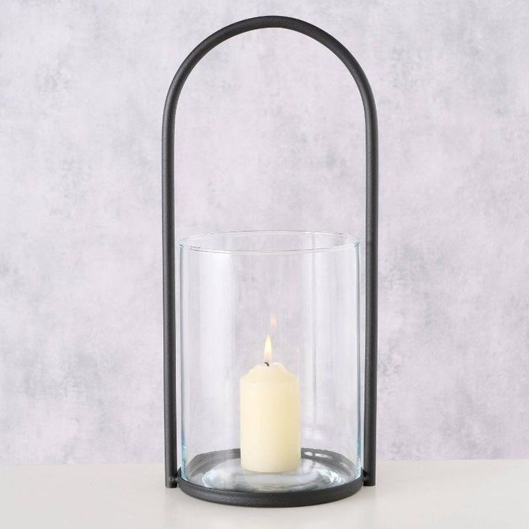 Boltze Home, Latarnia dekoracyjna LEXI z czarną rączką