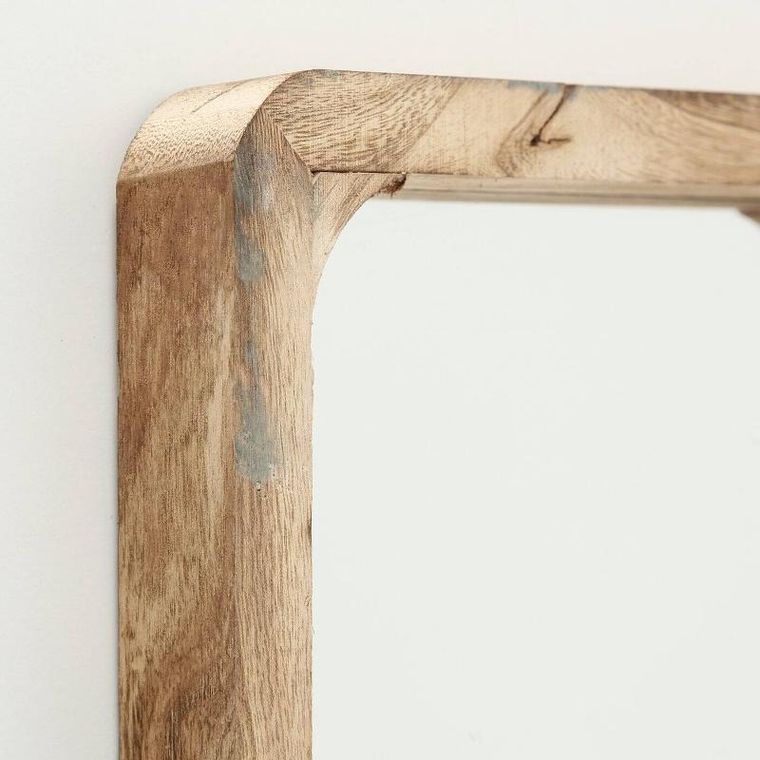 Boltze Home, lustra drewniane na ścianę, kwadratowe, Mambo, 3 szt.