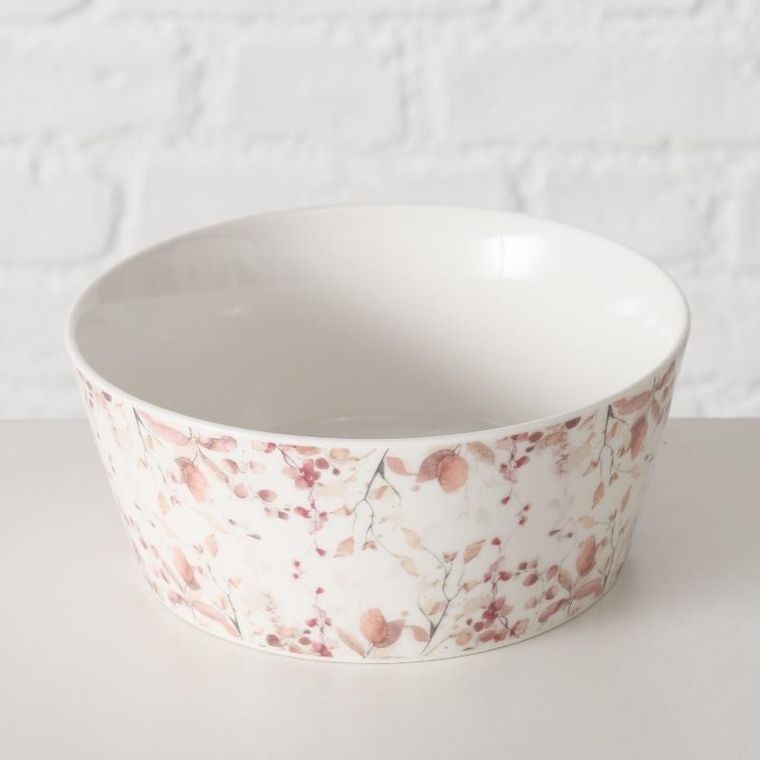 Boltze Home, miska śniadaniowa ze wzorem kwiatów, Bernada, 500 ml