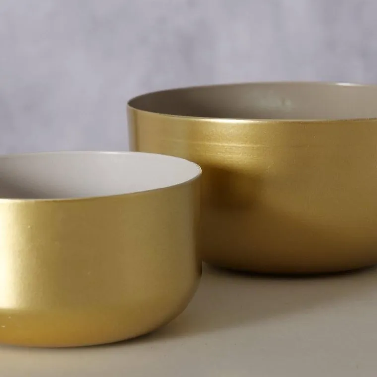 Boltze Home, misy dekoracyjne, złote, 2 szt.