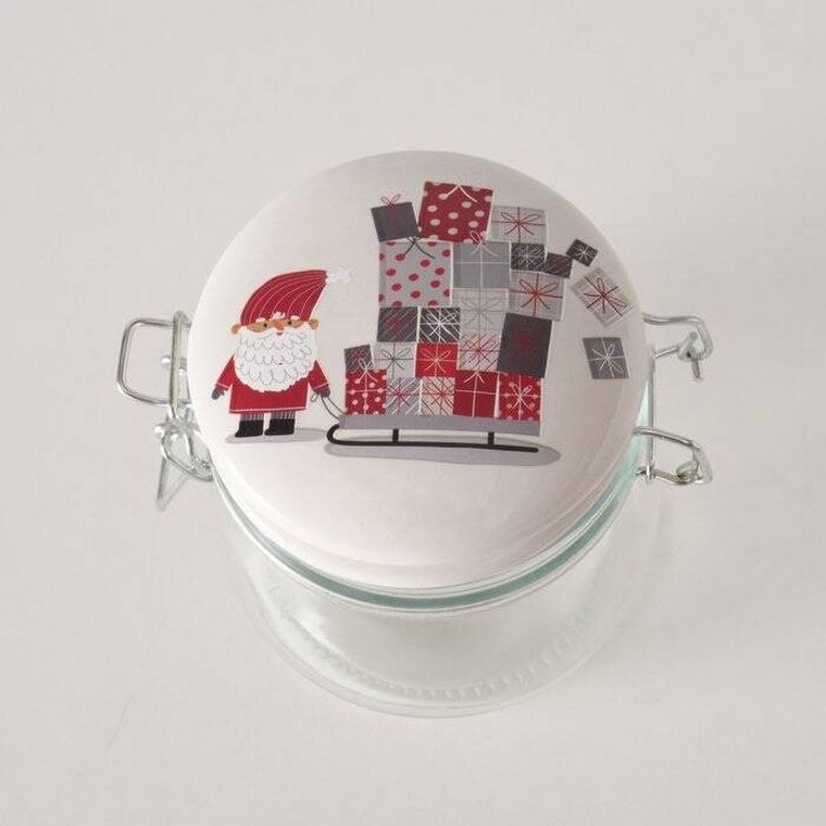 Boltze Home, Monti, słoik z porcelanową pokrywką, 450 ml