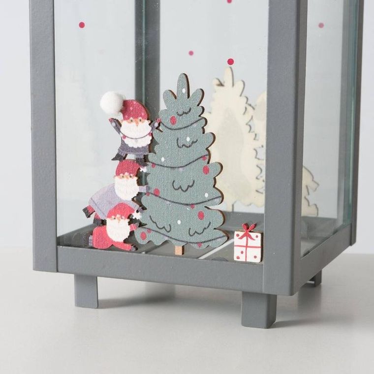 Boltze Home, Monti, świąteczny lampion na świecę, 23 cm