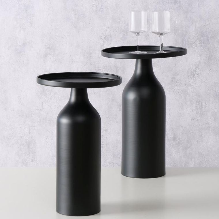 Boltze Home, Oprah, stoliki kawowe, okrągłe, 2 sztuki